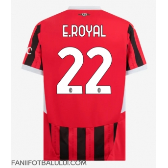 AC Milan Emerson Royal #22 Tricou Fotbal Replică 2024-25 Barbati Acasa